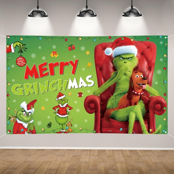 Merry Christmas Photo Backdrop Christmas Banner Christmas Xmas Winter Holiday