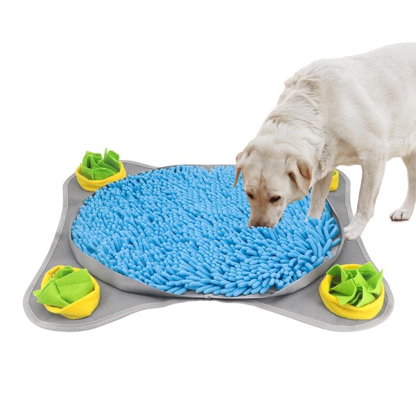 Snuffle Mat for Dogs, 15'' x 22'' Dog Foraging Mat,