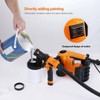 Paint Sprayer, HVLP 1100ml/min,800W Paint Gun, with 2 X 1200ml