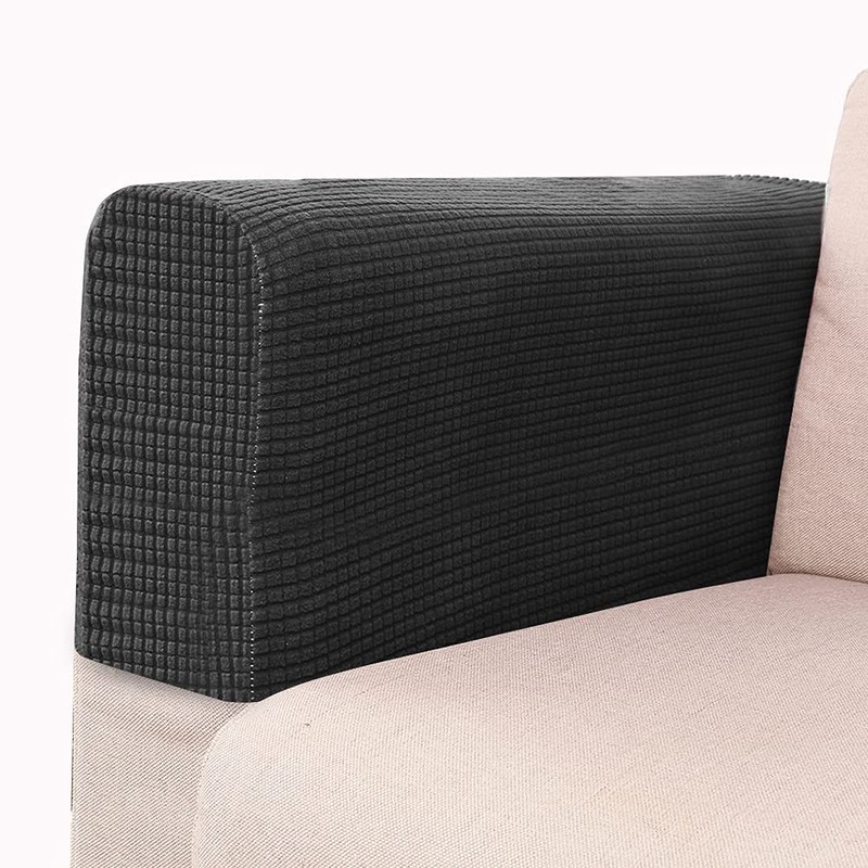 Anwangda Armrest Covers Thickened Soft Non-Slip Furniture Protector 2pcs/pack Armrest