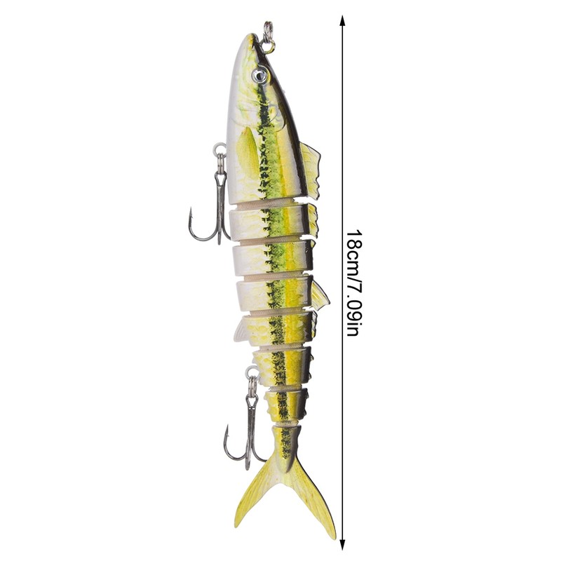 1 pcs Multi Sections Artificial Fishing Lure Bait Sea Fishing
