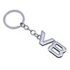 1Pc V8 Logo Emblem Keychain Car Key Chain Metal Car