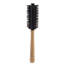 PARSA BEAUTY Professional Volume Round Brush (15 mm) - Hair Brush Made of FSC® Certified Bamboo - Wild Boar Bristles Enriched with Aloe Vera - Hair Brush without Pulling for Naturally Beautiful Hair