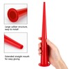 HAMUULL Two kinds of red long sausage glue nozzle caulking