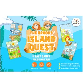 The Playful Owl - The Brooks’ Island Quest for Young Kids, Quick Card Games for Bonding with Children, 4 Easy Games, Endless Family Fun!, Standard
