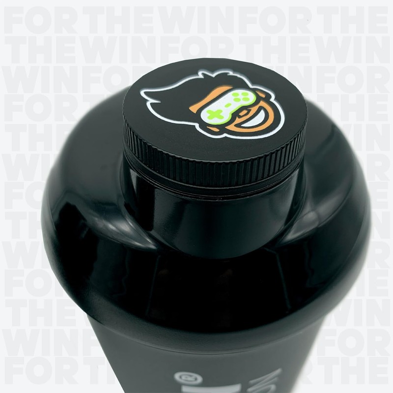 FTWIN Shaker for Gamers and E-Sporters, 600 ml with Measuring