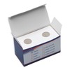 100 2x2 Quarter Size Premium Cardboard Coin Flips Paper Holder
