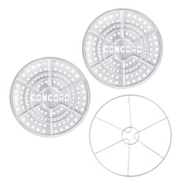 CONCORD 11" Stainless Steel Canning Rack. Fits Presto, All American Pressure Cooker, No Rust, Extra Stability. BULK PACKS (02)