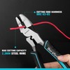 DURATECH 9.5 INCH High Leverage Linemans Pliers, Heavy Duty Side
