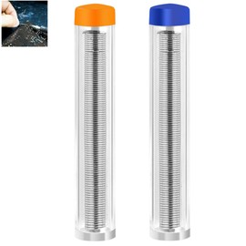 2 PCS Tin Lead Free Rosin Core Solder, 0.8 mm Soldering Wire with Flux, for Electronic Electrical Soldering Components Repair -12g