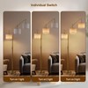 Fansdrick Gold Floor Lamps for Living Room, Super Bright Arc