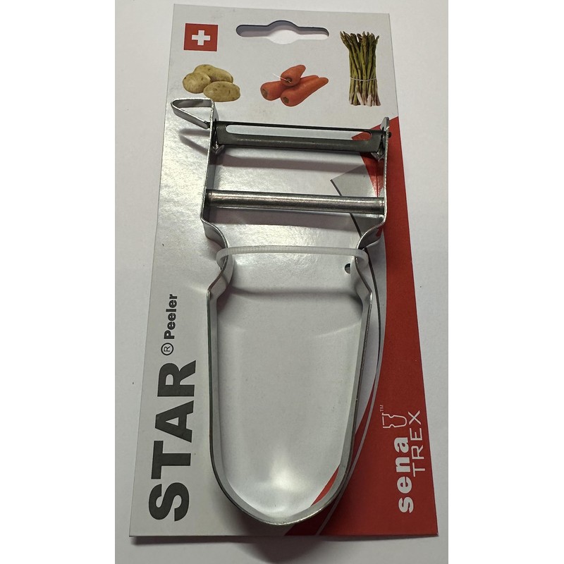 Potato Peeler Made in Swiss Great for Potatoes, Apples, Squash