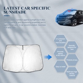 BIBIBO Honda HR-V Sonnenschutz Frontscheibe Auto mit Honda HR-V 2016-2020, Auto Sonnenschutz Zertifizierte Qualität Frontscheibenabdeckung Faltbar mit UV-Schutz