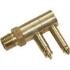 SeaSense Mercury Male Fuel Fitting,Gold,0.25"