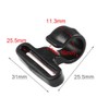 10pcs Plastic Snap Hooks 1"(25mm) Backpack Buckles Hardware Webbing 25mm