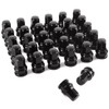 JiiinMiiin M14x1.5 32Pcs Black ONE-Piece Design OEM Lug Nuts Replace