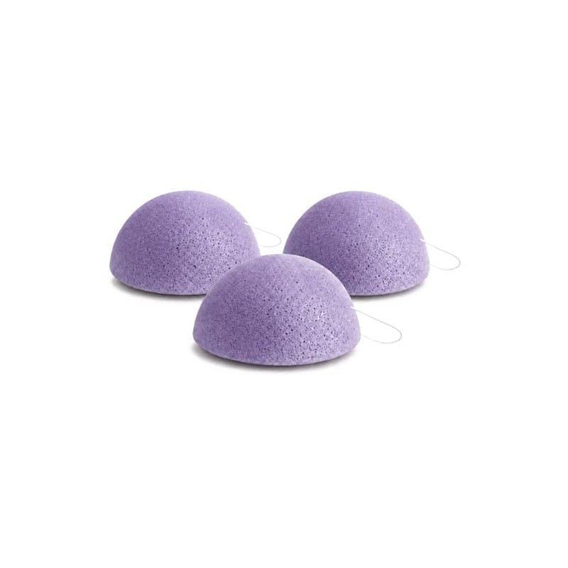 Konjac Sponge Lavender Inflamed and irritated skin – Value Pack