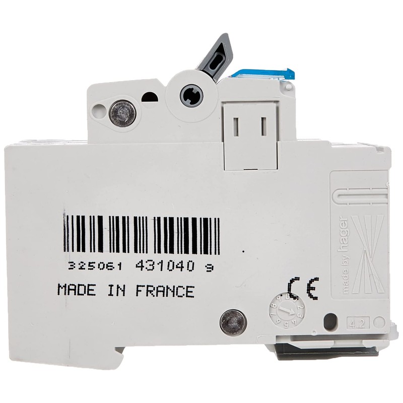 Hager MBN316 Circuit Breaker 3-Pin 6kA B-Characteristic 16A 3 Modules