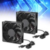2pcs 5V USB Computer Case Fan, Portable Cooling Fan, Silent