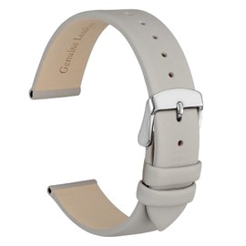 Wocci Genuine Leather Watch Band, 0.3, 0.4, 0.5, 0.6, 0.6, 0.7, 0.8, 0.9 inches (8, 10, 12, 14, 16, 18, 20, 22 mm), 14mm, Leather