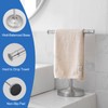RUMOSE 13 Inch Brushed Nickel Towel Stand Hand Towel Holder