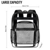 Clear Backpack Large Backpack Heavy Duty Sturdy Shape Transparent Backpack