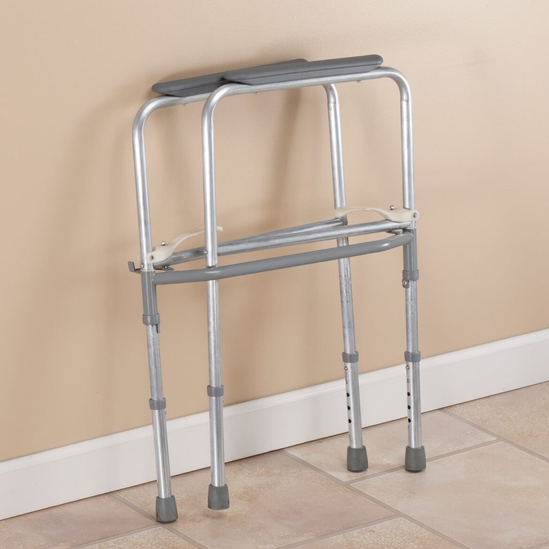 Foldable Toilet Support, Steel Frame