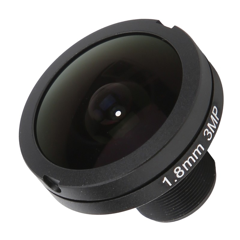 Camera Fisheye Lens 3MP 180° 1.8mm Optical Focal Length M12x0.5