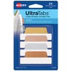 Avery Margin Ultra Tabs, 2.5" x 1", 2-Side Writable, Assorted