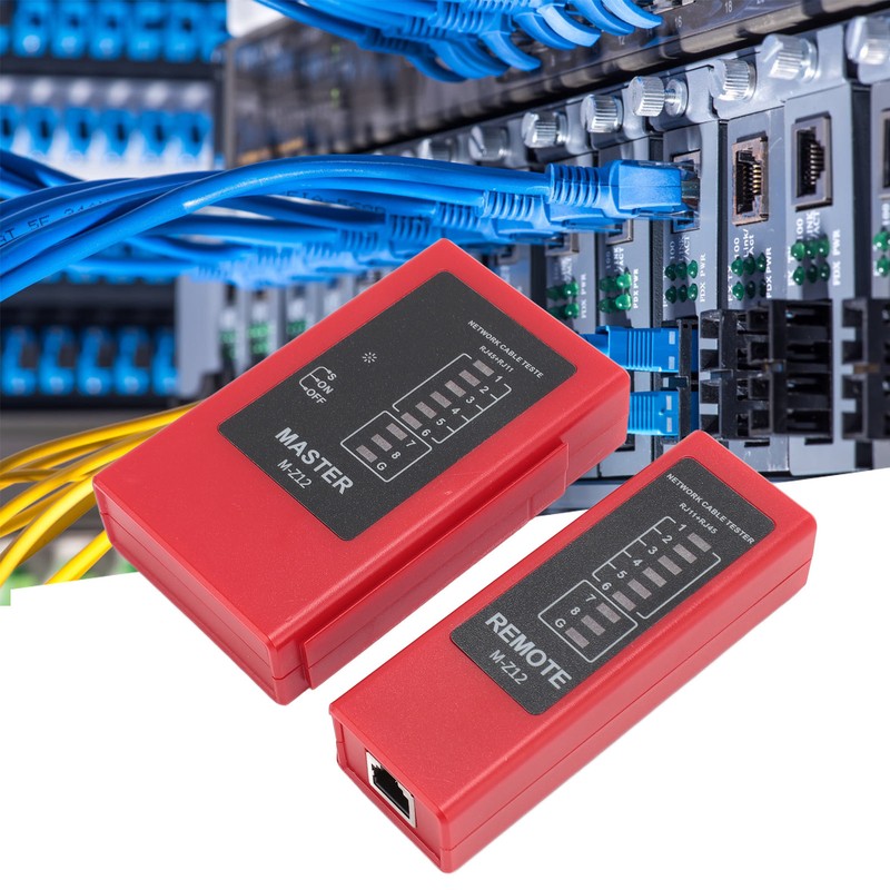 Network Cable Tester with LED Display for RJ45 RJ11 RJ12