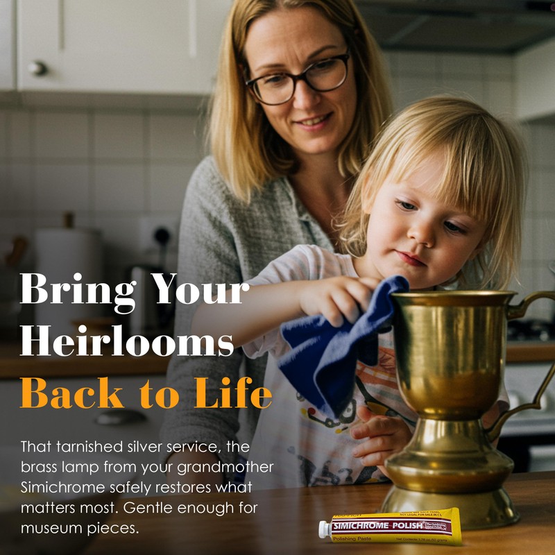 Rosenthal Collection – Simichrome Metal Polish Compound 250g with Cloth