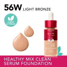 Bourjois Healthy Mix Clean Foundation Serum - 56W - Light Bronze 30ml