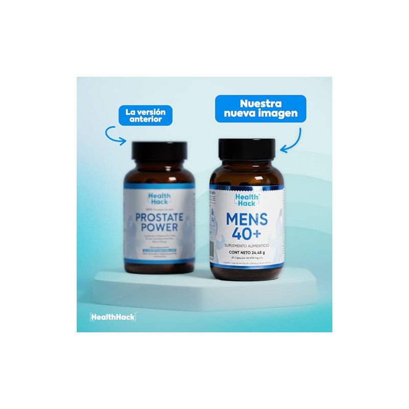 Health Hack Prostate Power Suplemento Avanzado Salud Próstata Fórmula Natural
