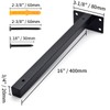 Jamiikury 16 Inch Floating Shelf Brackets Heavy Duty, Square Shelving