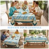 Joy Bubble Rectangle Tablecloth Waterproof Soft Brushed Fabric Table Cloth