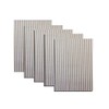 CeilingConnex Colorado Steel Rustic Corrugated Metal Wainscoting - Galvalume (Silver) - 24" Wide x 36" Tall