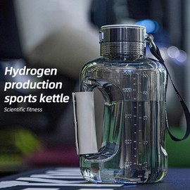 xinyee Hydrogen-Rich Kettle 51Oz /1.5L Large Capacity Hydrogen Water Generator with SPE Technology 6-Minute Rapid Hydrogen Production USB Charging Portable Sports Hydrogen Water Bottle