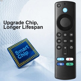 Ersatz-Sprachfernbedienung Kompatibel mit FireStick 3rd Gen L5B83G, Kompatibel mit Smart TV Stick/4K Max, 3rd Gen, 2nd Gen, Lite, Cube (1st Gen 3nd Gen)