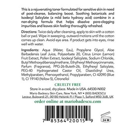 Mario Badescu Keratoplast Loción Limpiadora Tóner - Tónico facial calmante y rejuvenecedor para el cuidado de la piel con aloe vera, 236 ml