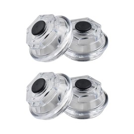 Zeenparts K71-704-00 Oil Bath Dust Caps Compatible with Dexter 9K 10K 8-415 (After July 2009) Trailer Axle Plastic Cover Drum Number 8-430 3.5" Thread OD 12 Threads Replace 21-88