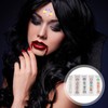 MAGICLULU Pegatinas de Joyas Faciales 5 Hojas Autoadhesivas Cristales Acrílicos