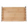 Bamboo Serving Tray with 2 Handle Eco Friendly Multipurpose Rectangular