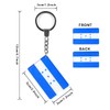 QQSD Honduras Flag Keychain Honduran Key Ring, 2 Pack