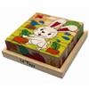 Lil Toyz Farm Animals Wooden Cube Puzzle
