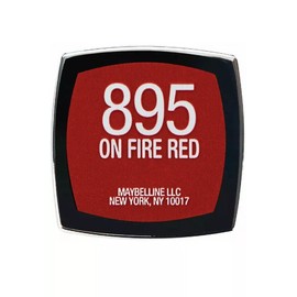 Maybelline Color Sensational Lipstick - 895 On Fire Red - TIP damage