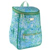 Lilly Pulitzer Insulted Backpack Cooler Large Capacity, Green Portable Soft
