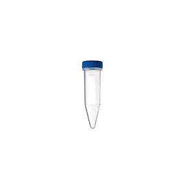 Greiner Bio-One 1138L07BG, Polypropylene Graduated Reaction Tube with Conical Bottom and Blue Screw Cap, 5mL, Natural, Pack of 100