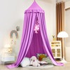 Kertnic Decor Canopy for Kids Bed, Soft Smooth Playing Tent