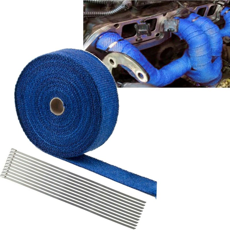 VOWAGH 2" x 50' Exhaust Heat Wrap Roll for Motorcycle