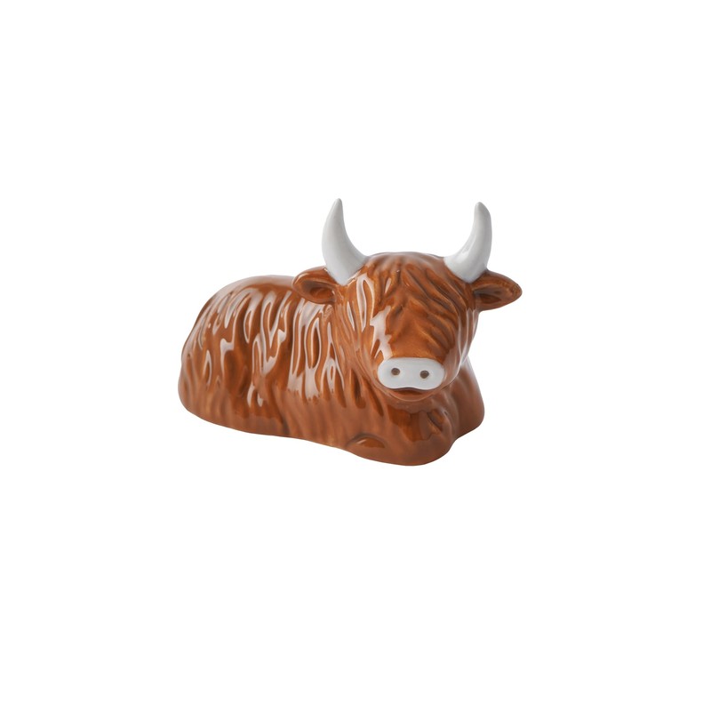 CGB Giftware | Bramble Farm Highland Cow Ring Holder In